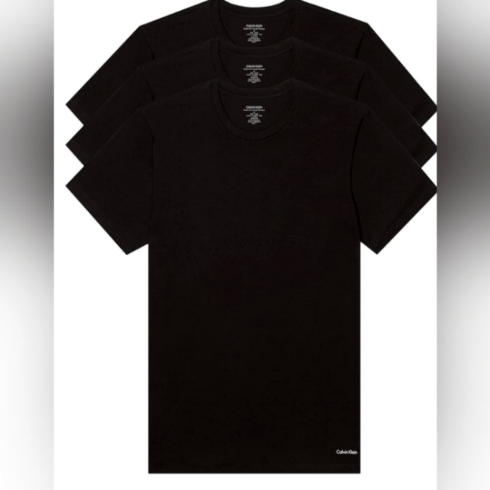 Calvin Klein three pack crew neck tee's sz small